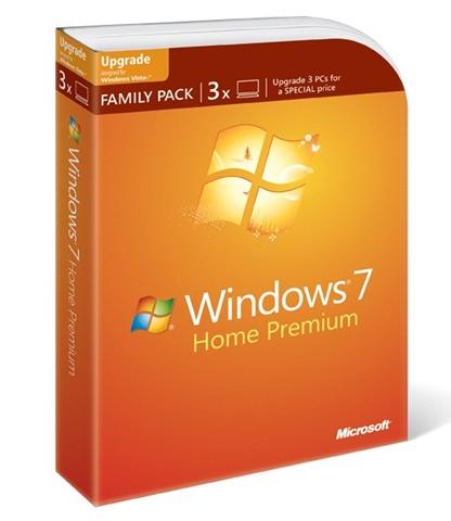 Windows 7 Home Premium Family Pack